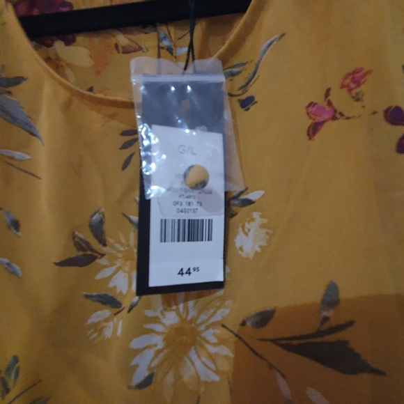 Yellow Floral Dress - Picture 2 of 2